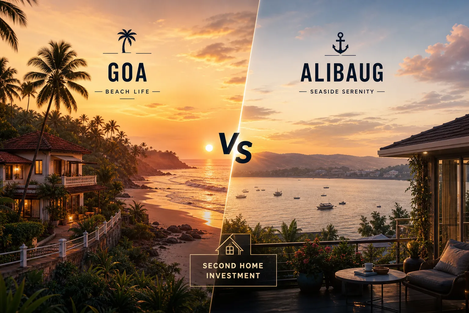 Goa vs Alibaug: Which Is Better for Second Home Investment?