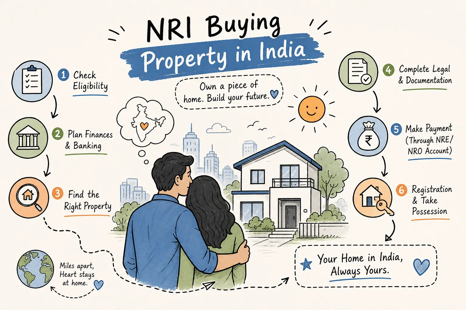 How to Buy Property in India as an NRI: Step-by-Step