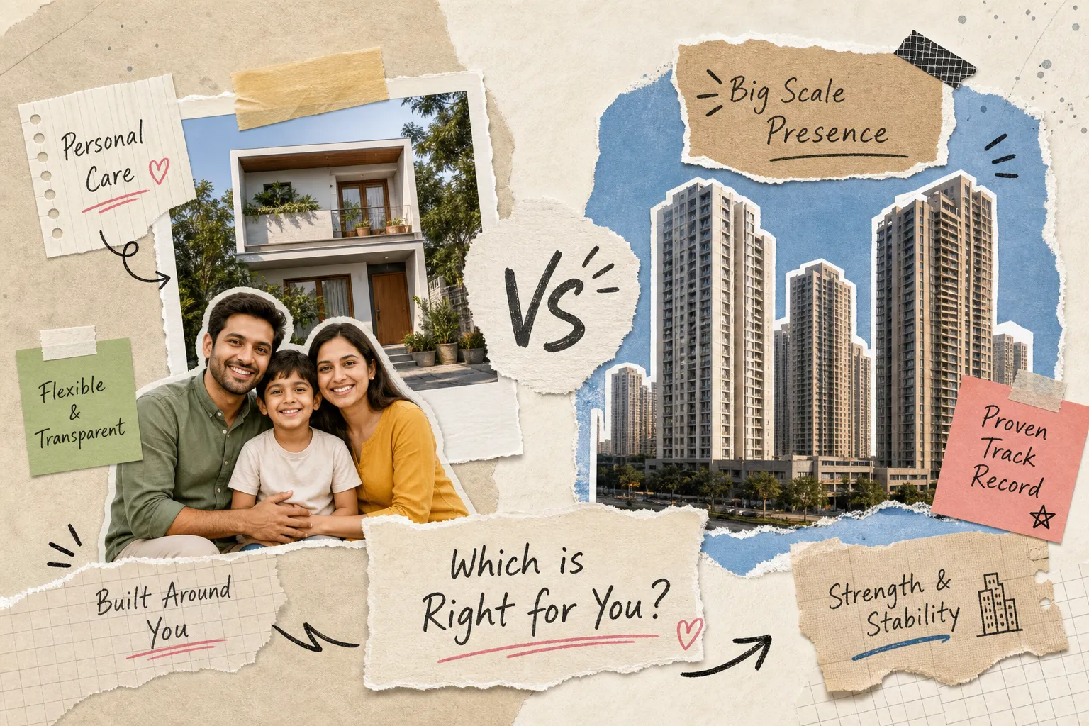 Small vs Large Builder in India: Which Is Right for You?